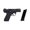 Страйкбольний пістолет Action Army AAP01C Shinobi GBB Full/Semi Auto чорний